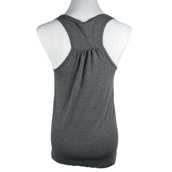 Bella’s Canvas You Only Live Once Razorback Tank Top Gray Size Large - Picture 3 of 8